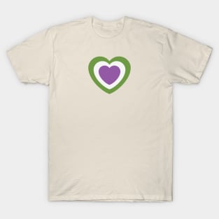 genderqueer colors heart T-Shirt